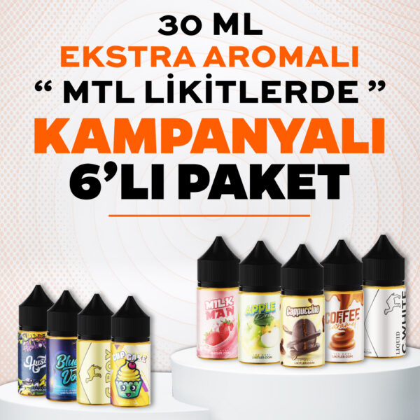 Rain Liquid Ekstra Aroma (MTL) Likit 30 ML 6 Al 5 Öde