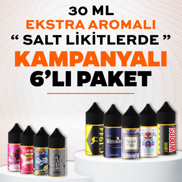 Rain Liquid Ekstra Aroma (SALT) Likit 30 ml 6 Al 5 Öde
